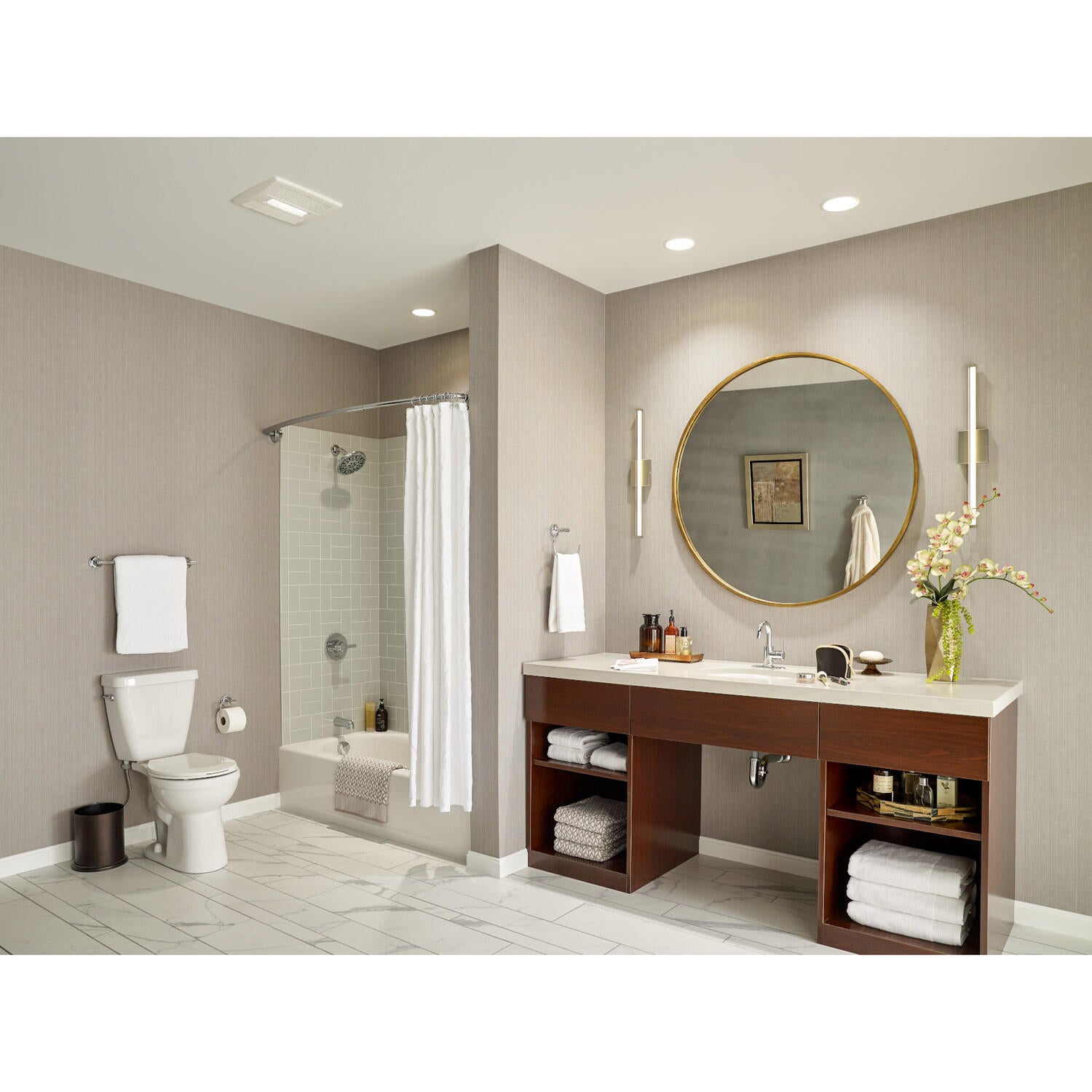 Broan AE50110DCL Broan-Nutone® Wall Vent Kit, 3" Or 4" Round Duct