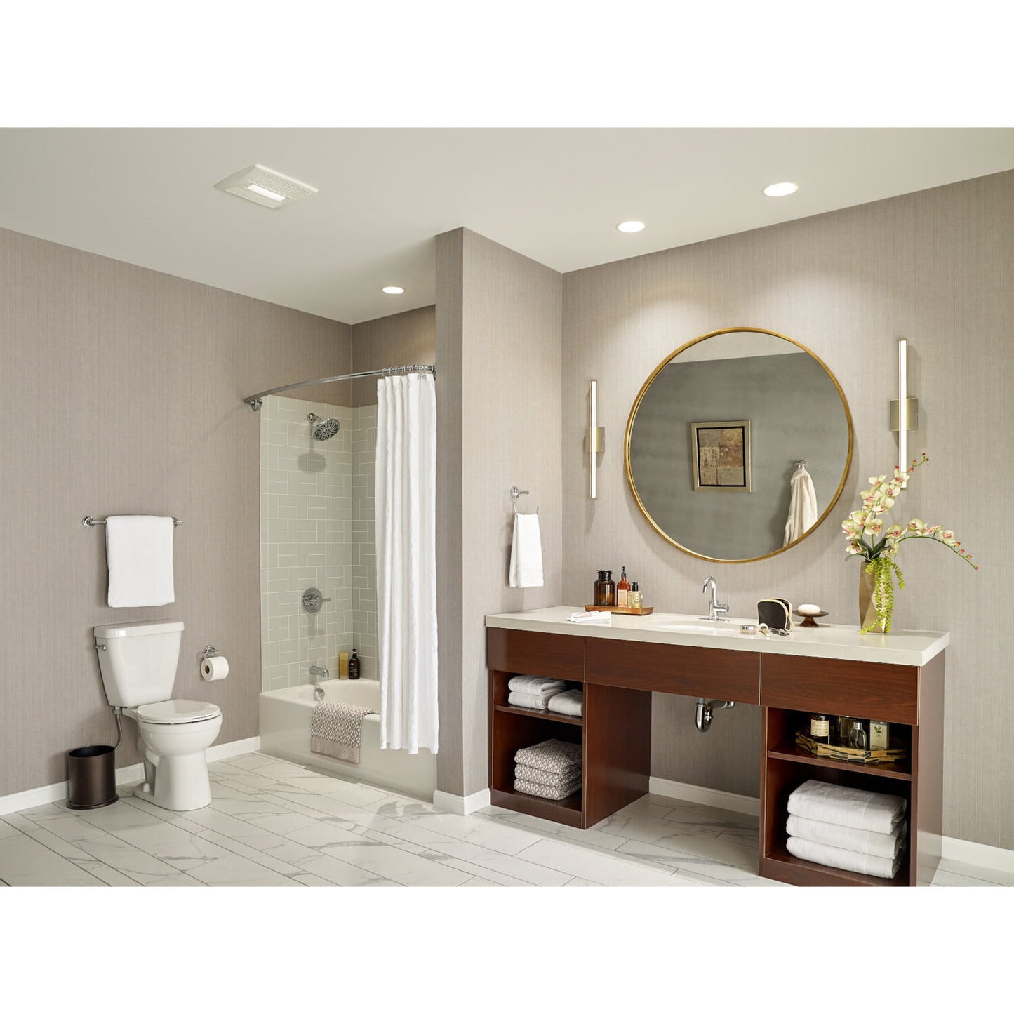 Broan AE80BL Broan-Nutone® Wall Vent Kit, 3" Or 4" Round Duct