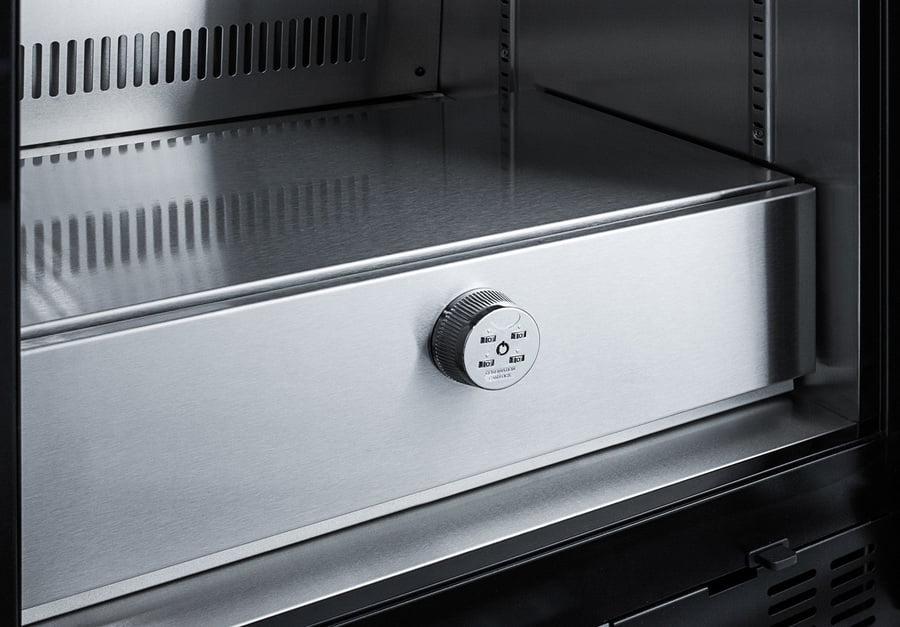 Summit SCR610BLCSS Built-In Undercounter Commercial Beverage Center With Ss Interior And Wrapped Cabinet