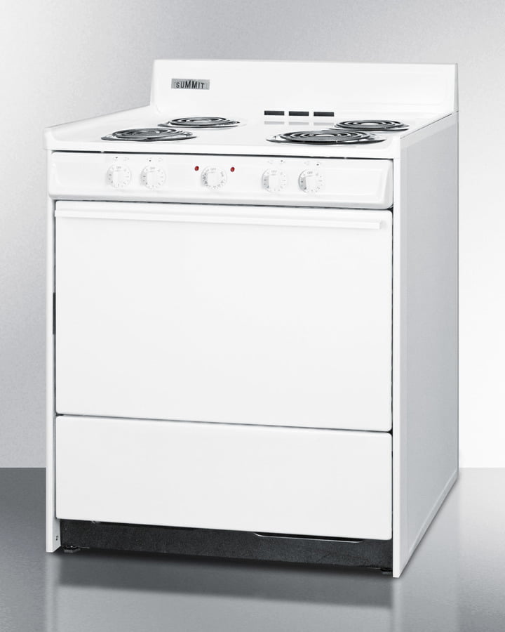 Summit WEM210 30" Wide Electric Coil Top Range