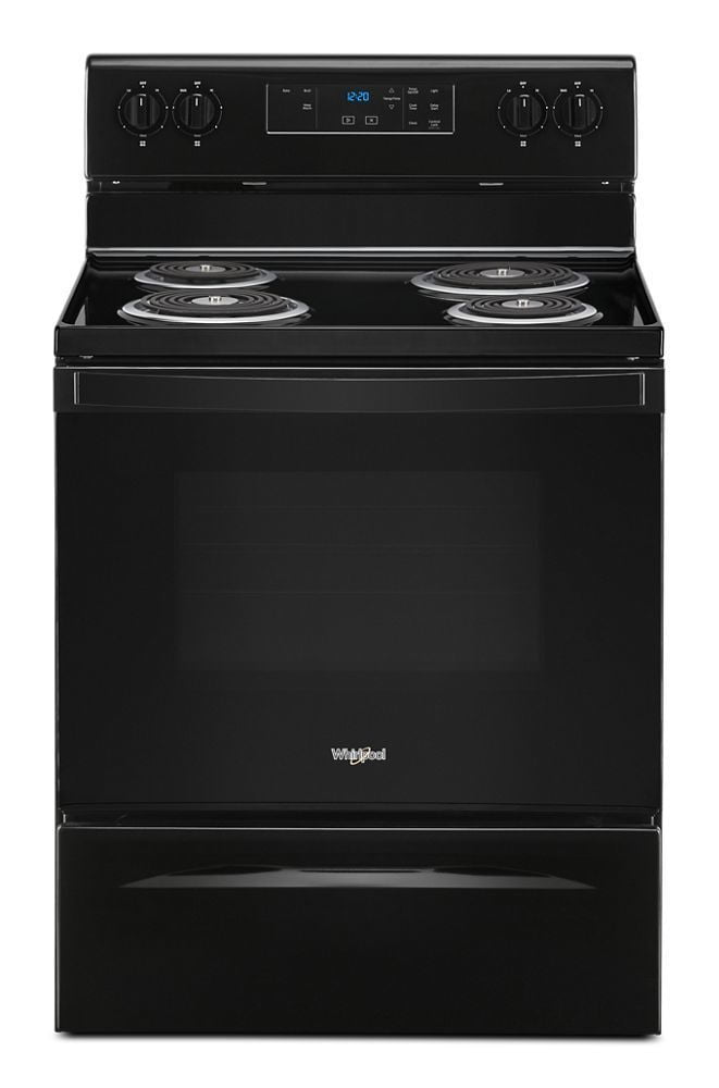 Whirlpool WFC150M0JB 4.8 Cu. Ft. Whirlpool® Electric Range With Keep Warm Setting