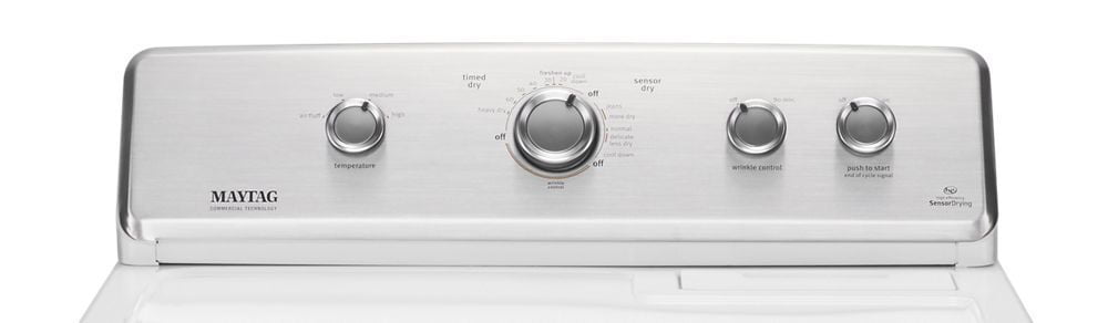 Maytag MGDC465HW Large Capacity Top Load Dryer With Wrinkle Control - 7.0 Cu. Ft.
