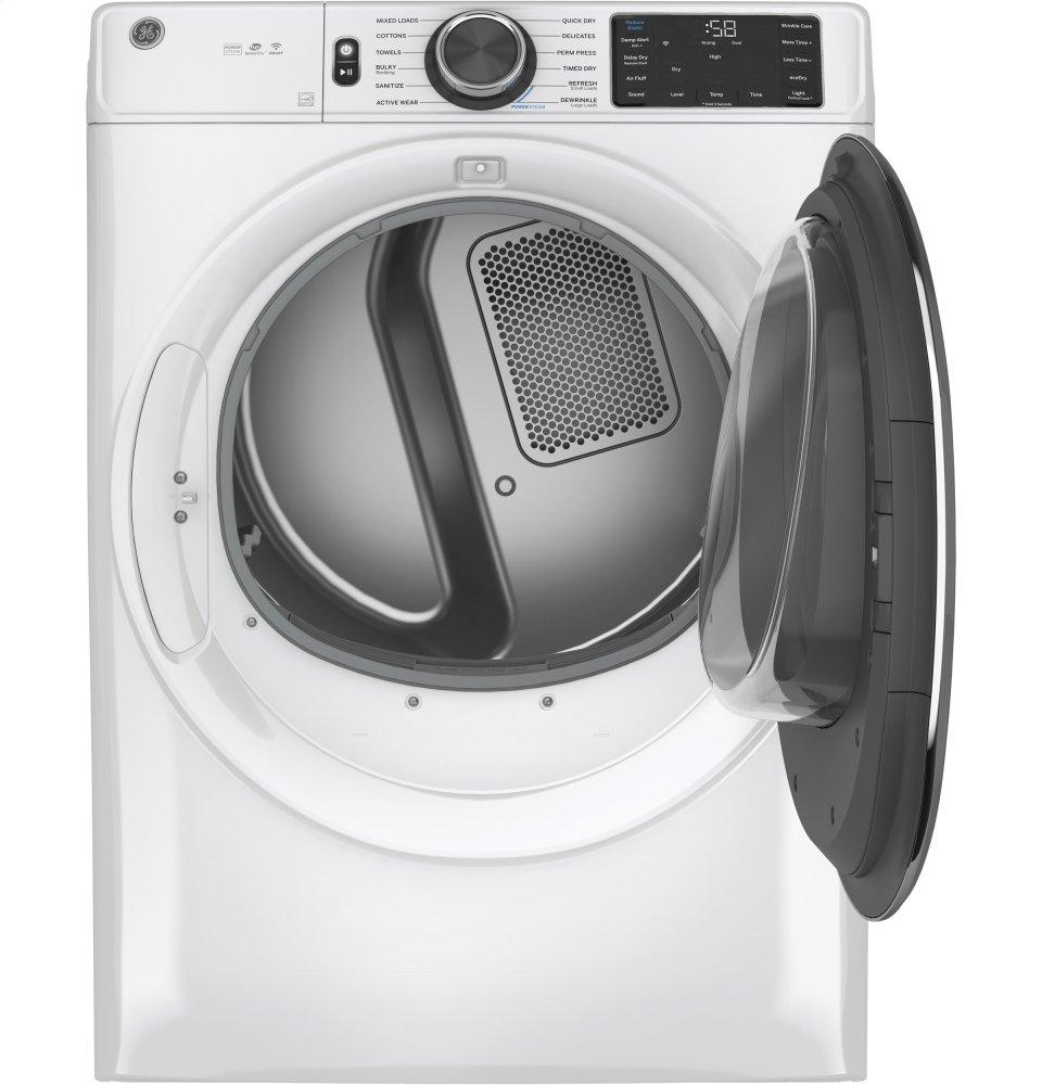 Ge Appliances GFD65GSSNWW Ge® 7.8 Cu. Ft. Capacity Smart Front Load Gas Dryer With Steam And Sanitize Cycle