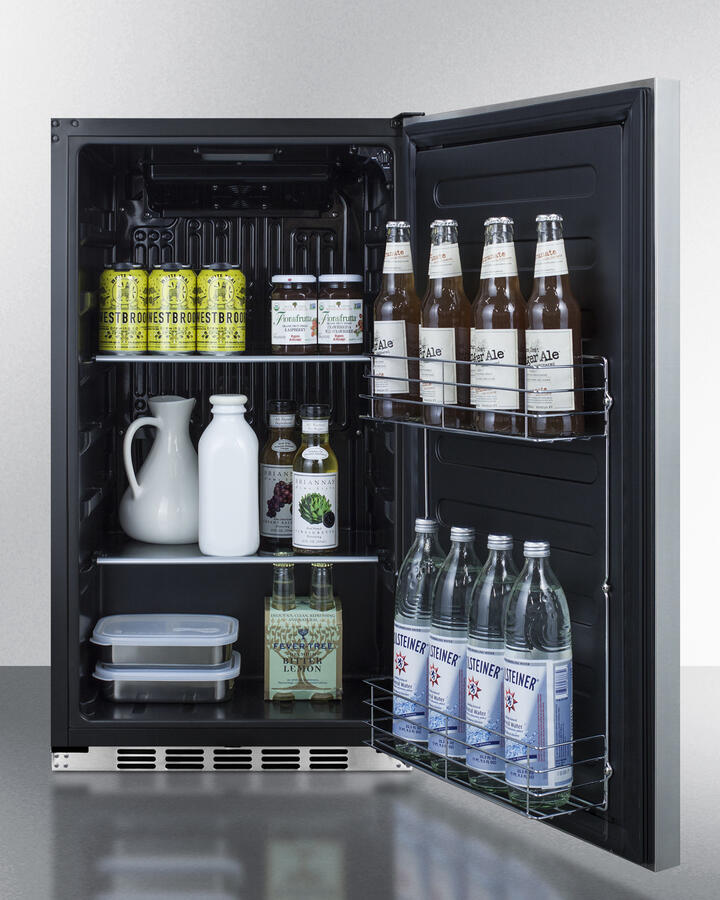 Summit FF195H34CSS Shallow Depth Built-In All-Refrigerator