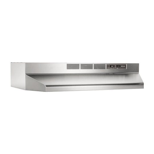 Broan 413004 30" Ductless Under-Cabinet Range Hood With Light In Stainless Steel