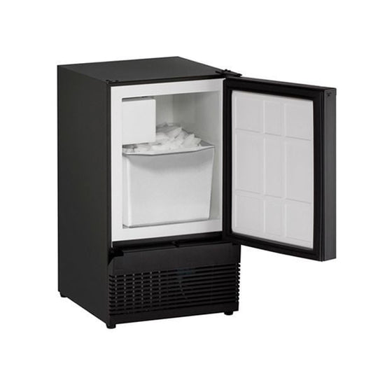U-Line UBI98B00A Bi98 15" Crescent Ice Maker With Black Solid Finish (115 V/60 Hz Volts /60 Hz Hz)