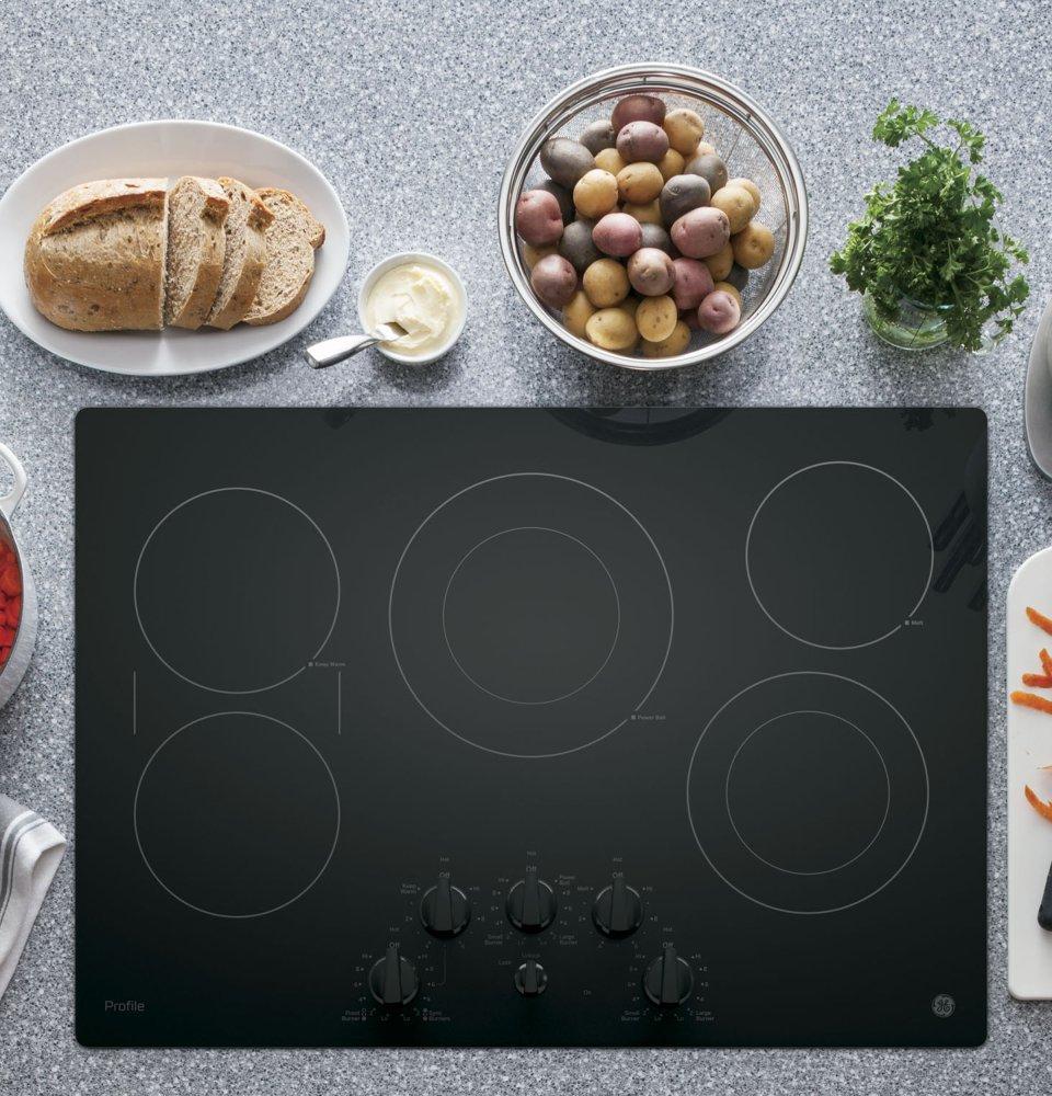 Ge Appliances PP7030DJBB Ge Profile™ 30" Built-In Knob Control Electric Cooktop