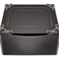Lg WDP4B Laundry Pedestal - Black Steel