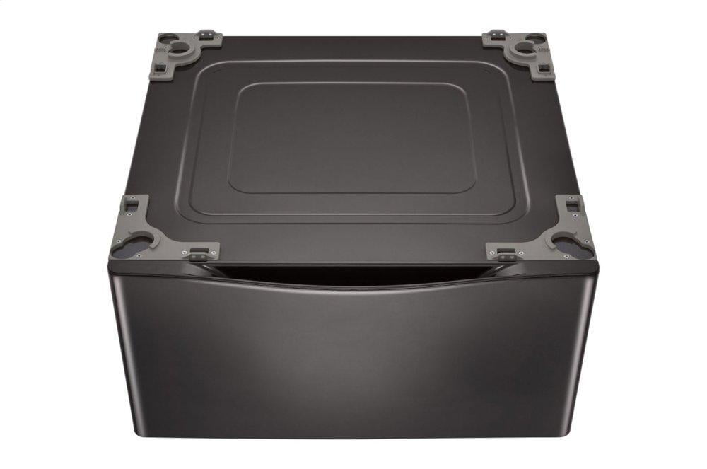 Lg WDP4B Laundry Pedestal - Black Steel