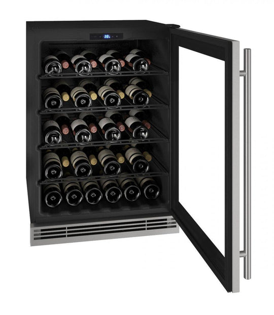 U-Line UHWC024SG01A Hwc024 24" Wine Refrigerator With Stainless Frame Finish (115V/60 Hz Volts /60 Hz Hz)