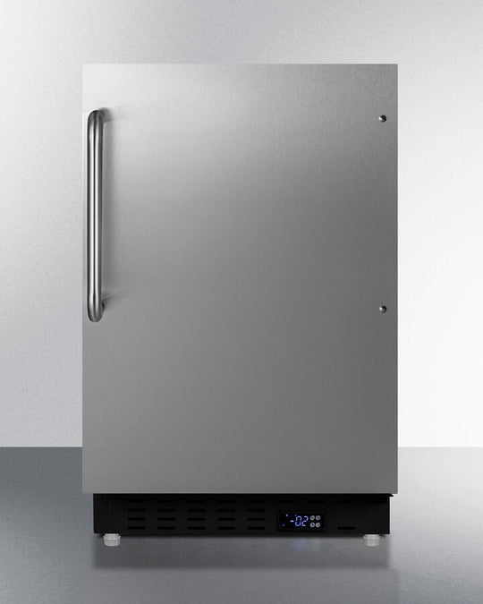 Summit ALFZ37BCSS 20" Wide Built-In All-Freezer, Ada Compliant