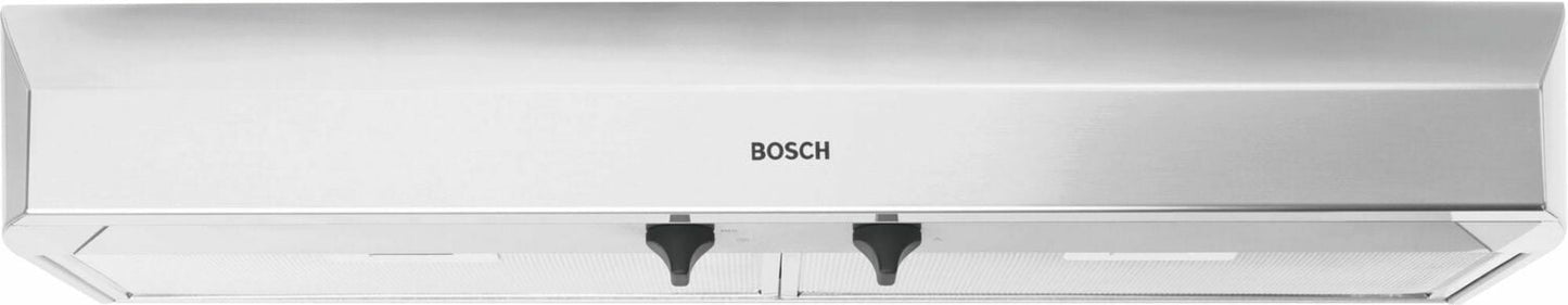Bosch DUH36152UC 300 Series, 36" Under-Cabinet Hood, 280 Cfm, Incandescent Lights, Stnls