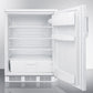 Summit FF6 Freestanding Counter Height All-Refrigerator For General Purpose Use, With Automatic Defrost Operation And White Exterior