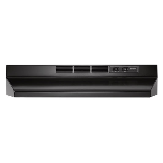 Broan BUEZ330BL Broan® 30-Inch Convertible Under-Cabinet Range Hood W/ Easy Install System, 220 Cfm, Black