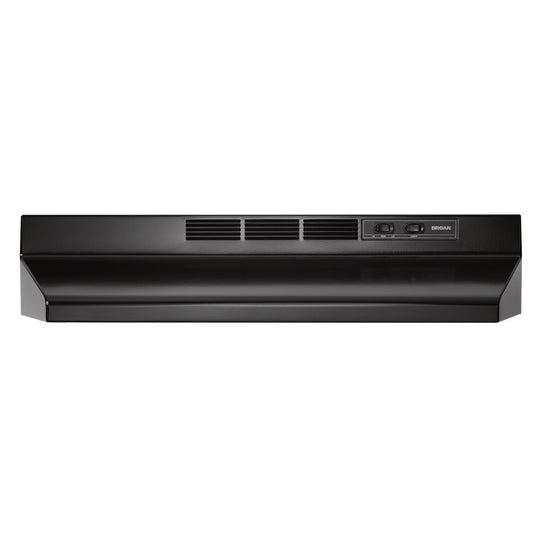 Broan BUEZ330BL Broan® 30-Inch Convertible Under-Cabinet Range Hood W/ Easy Install System, 220 Cfm, Black
