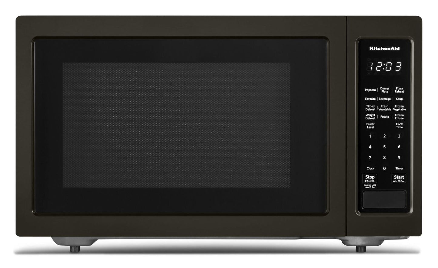 Kitchenaid KMCS1016GBS 21 3/4" Countertop Microwave Oven With Printshield Finish - 1200 Watt Black Stainless Steel With Printshield&#8482; Finish