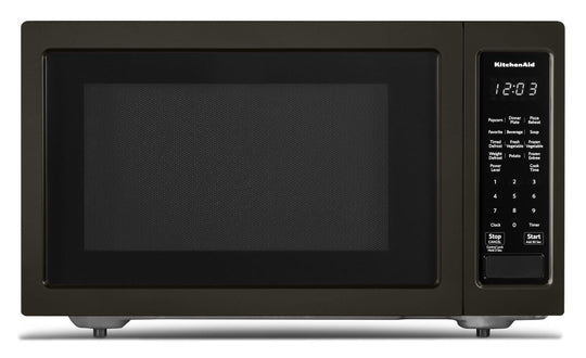 Kitchenaid KMCS1016GBS 21 3/4" Countertop Microwave Oven With Printshield Finish - 1200 Watt Black Stainless Steel With Printshield™ Finish