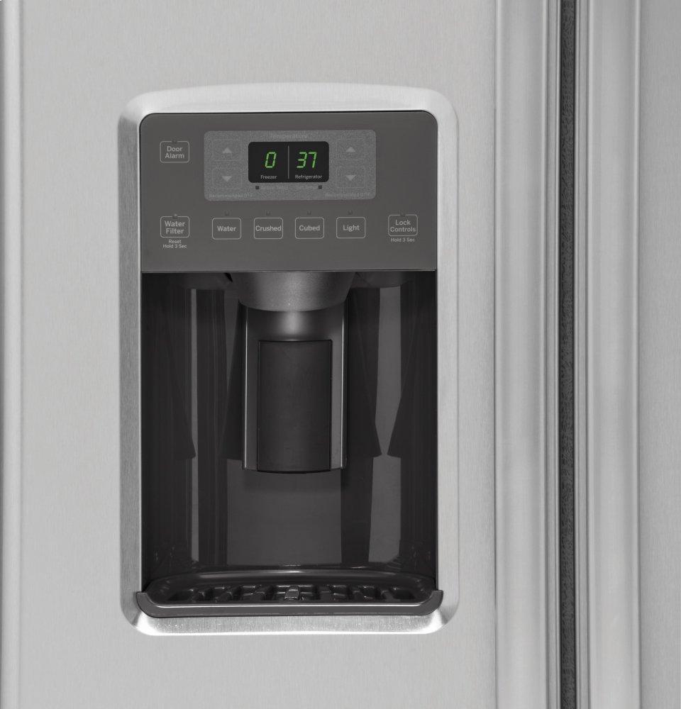 Ge Appliances GZS22DSJSS Ge® 21.9 Cu. Ft. Counter-Depth Side-By-Side Refrigerator