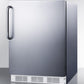 Summit FF6CSSADA Ada Compliant All-Refrigerator For Built-In General Purpose Use, Auto Defrost With A Fully Wrapped Stainless Steel Exterior