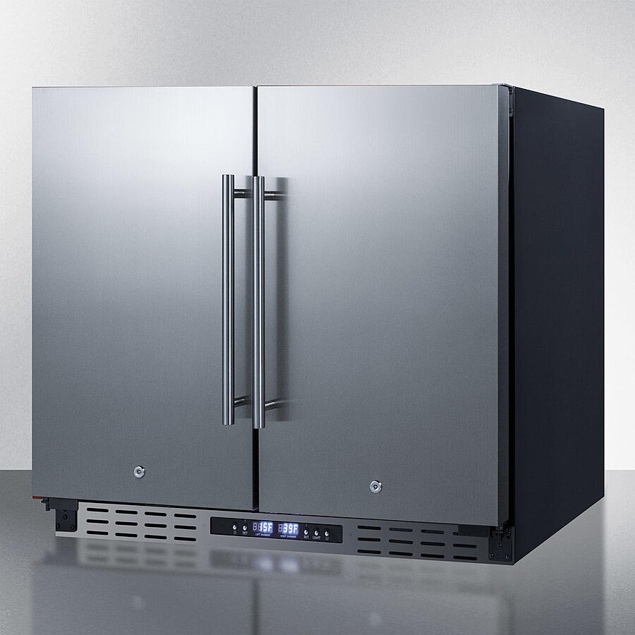 Summit FFRF36ADA 36" Wide Built-In Refrigerator-Freezer, Ada Compliant