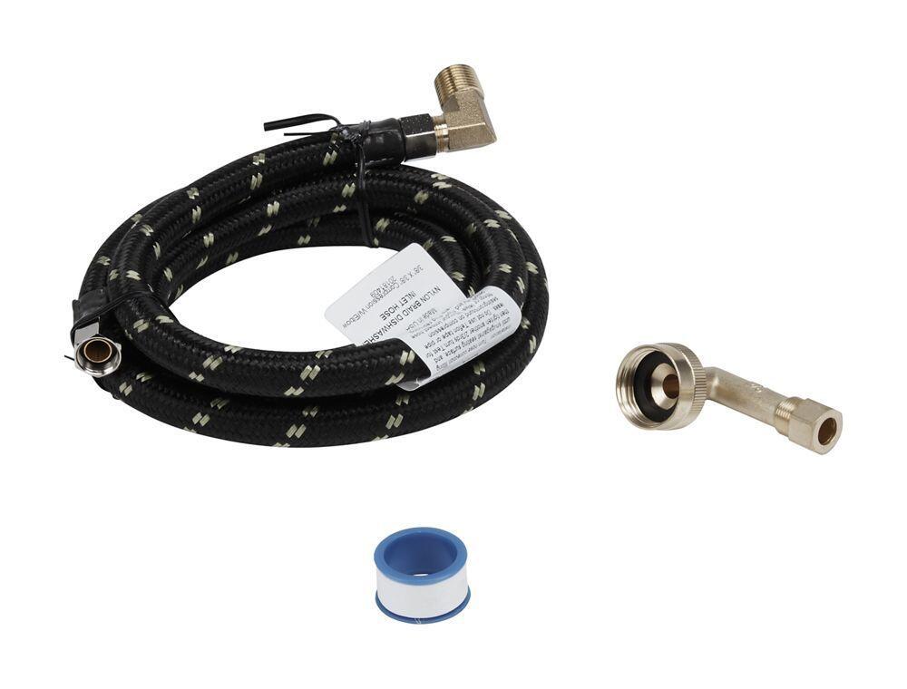 Maytag W10278636RC Dishwasher Water Line Installation Kit - Black