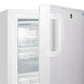 Summit ADA305AF Built-In Undercounter -25 C Ada Compliant Commercially-Approved All-Freezer In White With Lock, Digital Controls, Interior Baskets, Hospital Cord With 'Green Dot' Plug, Factory Installed Access Port, And Manual Defrost Operation