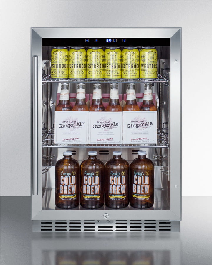 Summit SCR611GLOS Beverage Center