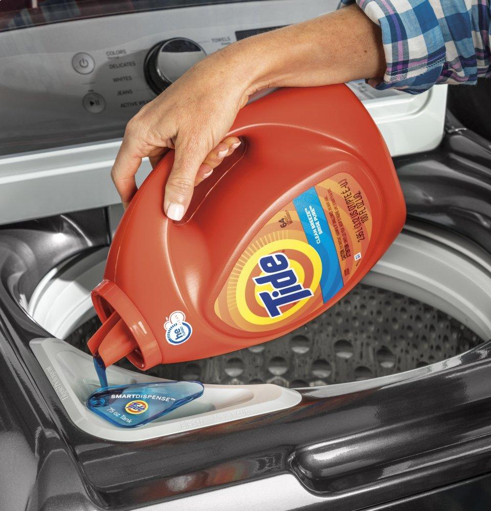 Ge Appliances GTW845CPNDG Ge® 5.0 Cu. Ft. Capacity Smart Washer With Sanitize W/Oxi And Smartdispense