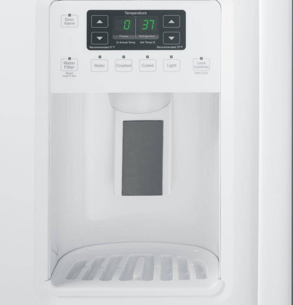 Ge Appliances GSS25GGHWW Ge® 25.3 Cu. Ft. Side-By-Side Refrigerator