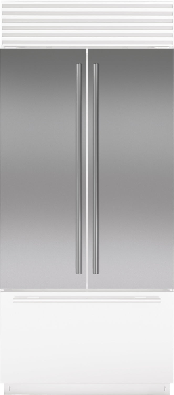 Sub-Zero 7029742 Stainless Steel Flush Inset Door Panel With Tubular Handle