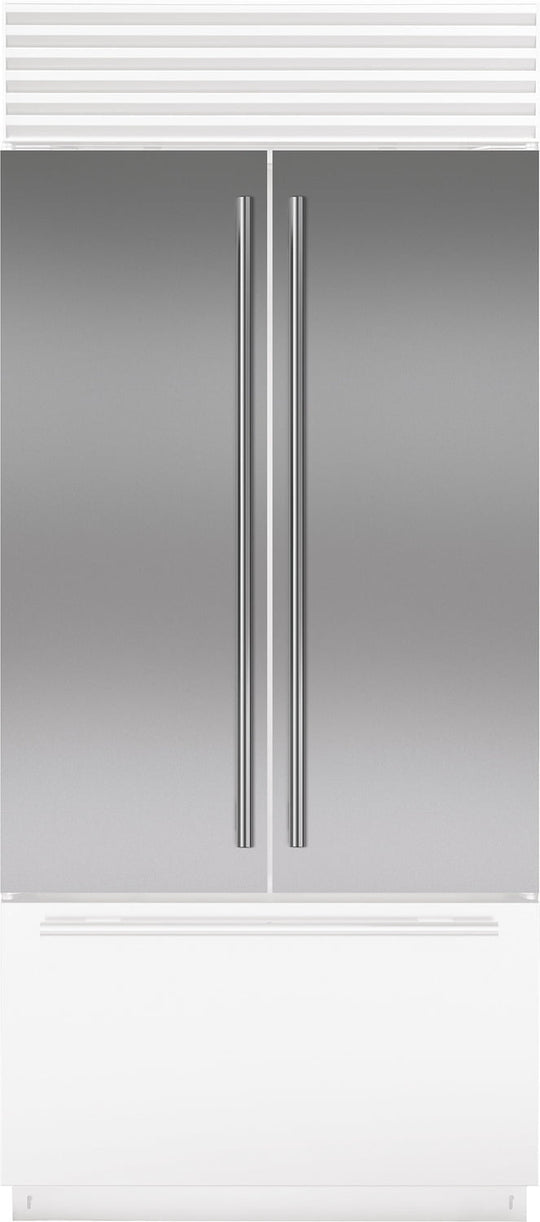 Sub-Zero 7029742 Stainless Steel Flush Inset Door Panel With Tubular Handle