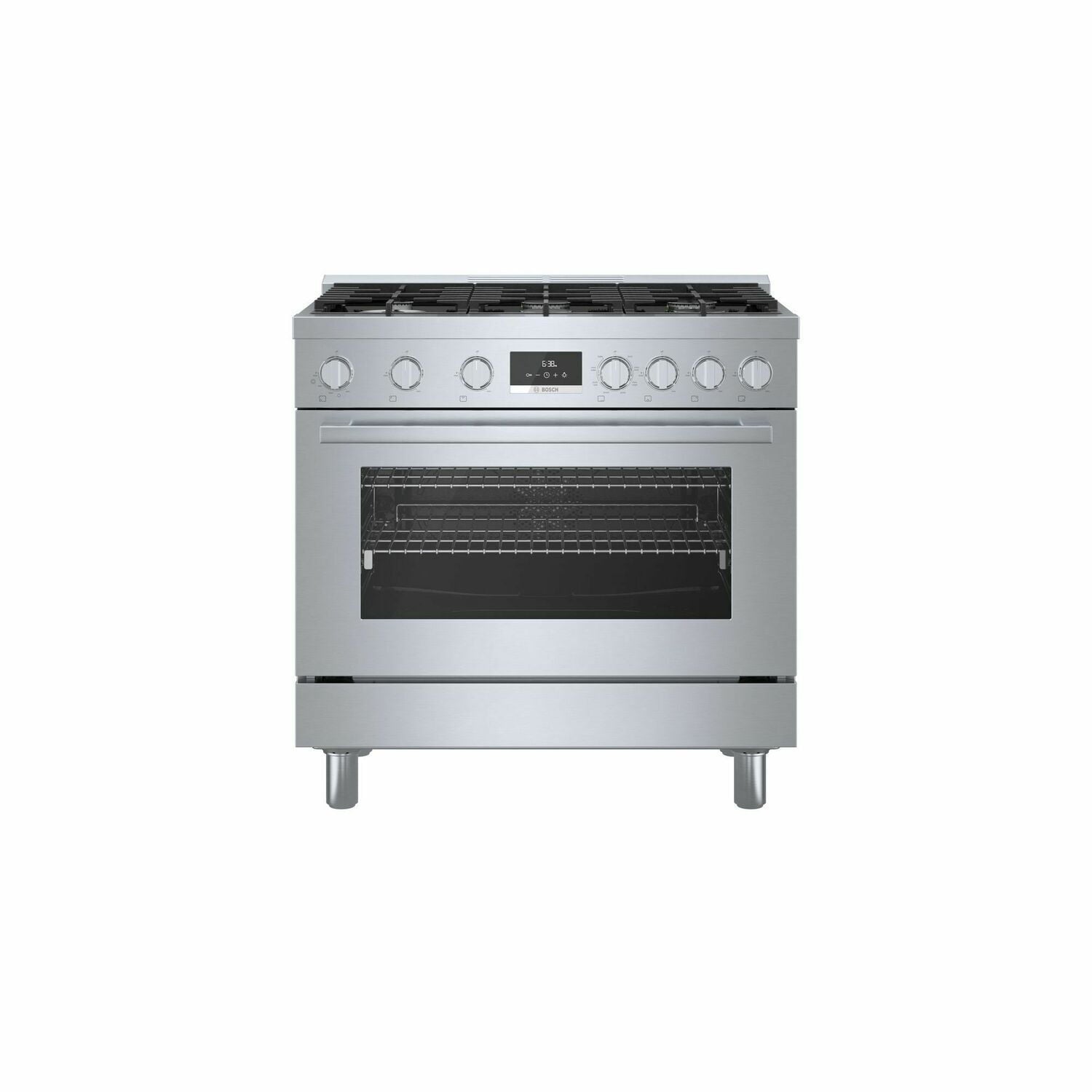 Bosch HDS8655U 800 Series Dual Fuel Freestanding Range 36'' Stainless Steel Hds8655U