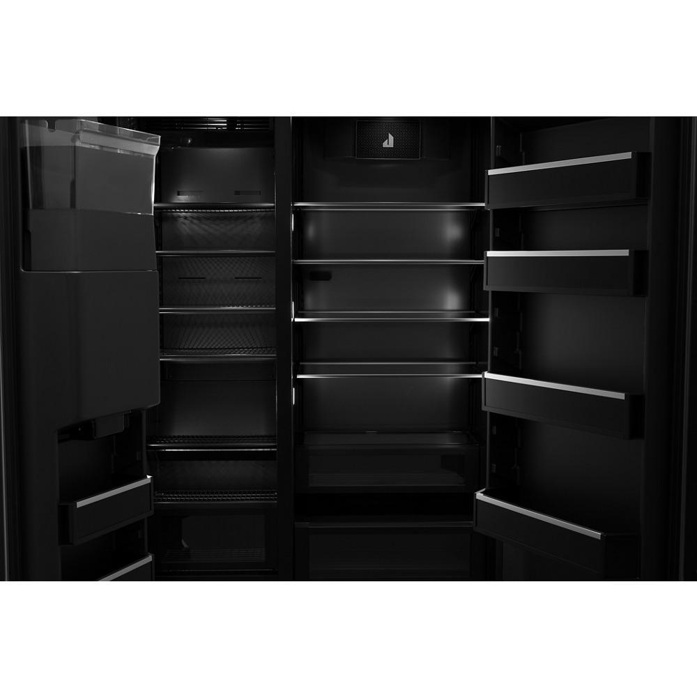 Jennair JBSS42E22L Rise™ 42" Built-In Side-By-Side Refrigerator With External Ice And Water Dispenser