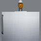 Summit SBC58BBICSSADA Built-In Undercounter Ada Height Commercially Listed Dual Tap Beer Dispenser In Stainless Steel