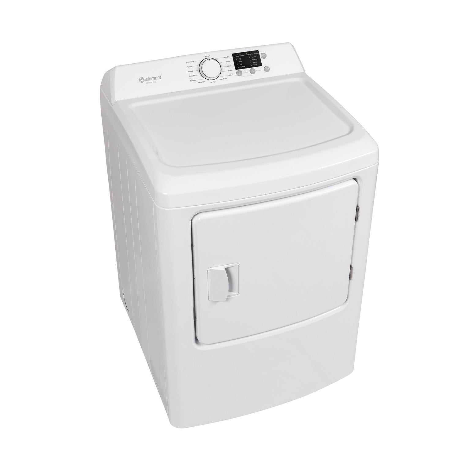 Element Appliance EATDG2767CW Element Electronics 6.7 Cu. Ft. Front Load Gas Dryer - White (Eatdg2767Cw)