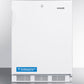 Summit FF6LWADA Ada Compliant All-Refrigerator For Freestanding General Purpose Use, With Lock, Automatic Defrost Operation And White Exterior