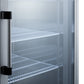 Summit SCR23SSG 23 Cu.Ft. Commercial Reach-In Refrigerator In Complete Stainless Steel With Glass Door
