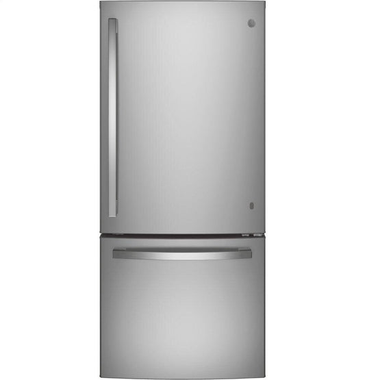 Ge Appliances GDE21ESKSS Ge® Energy Star® 21.0 Cu. Ft. Bottom-Freezer Refrigerator