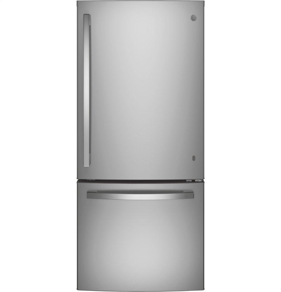 Ge Appliances GDE21EYKFS Ge® Energy Star® 21.0 Cu. Ft. Bottom-Freezer Refrigerator