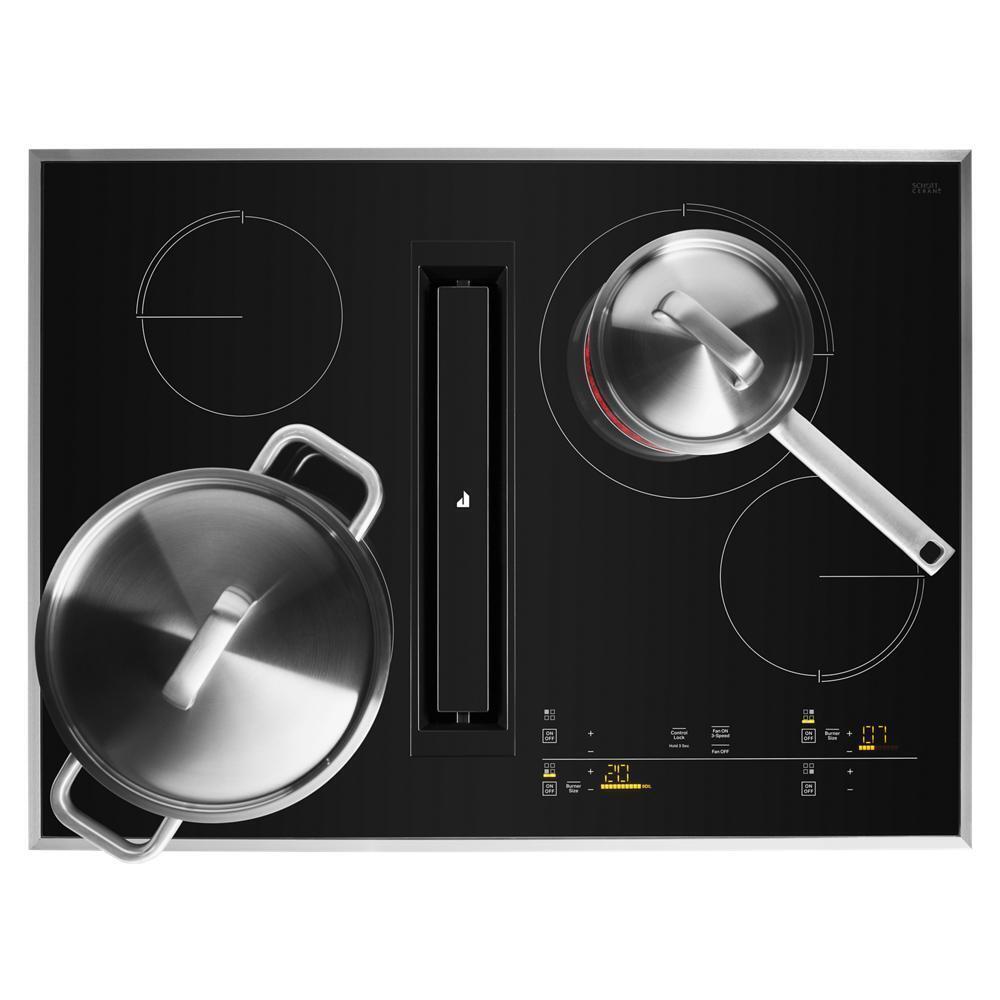 Jennair JED4430KS 30" Lustre Trim Electric Radiant Downdraft Cooktop With Tap Touch Controls