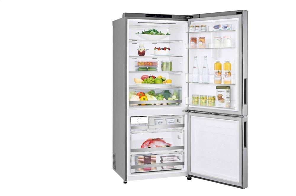 Lg LBNC15231V 15 Cu. Ft. Bottom Freezer Refrigerator
