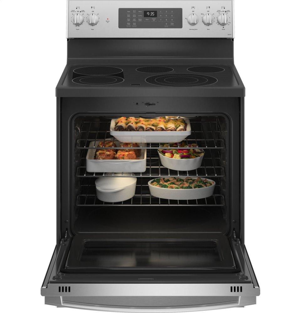 Ge Appliances PB935YPFS Ge Profile™ 30" Smart Free-Standing Electric Convection Fingerprint Resistant Range With No Preheat Air Fry