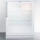 Summit SCR600GLBITB Commercially Listed 5.5 Cu.Ft. Built-In Undercounter Beverage Center In A 24