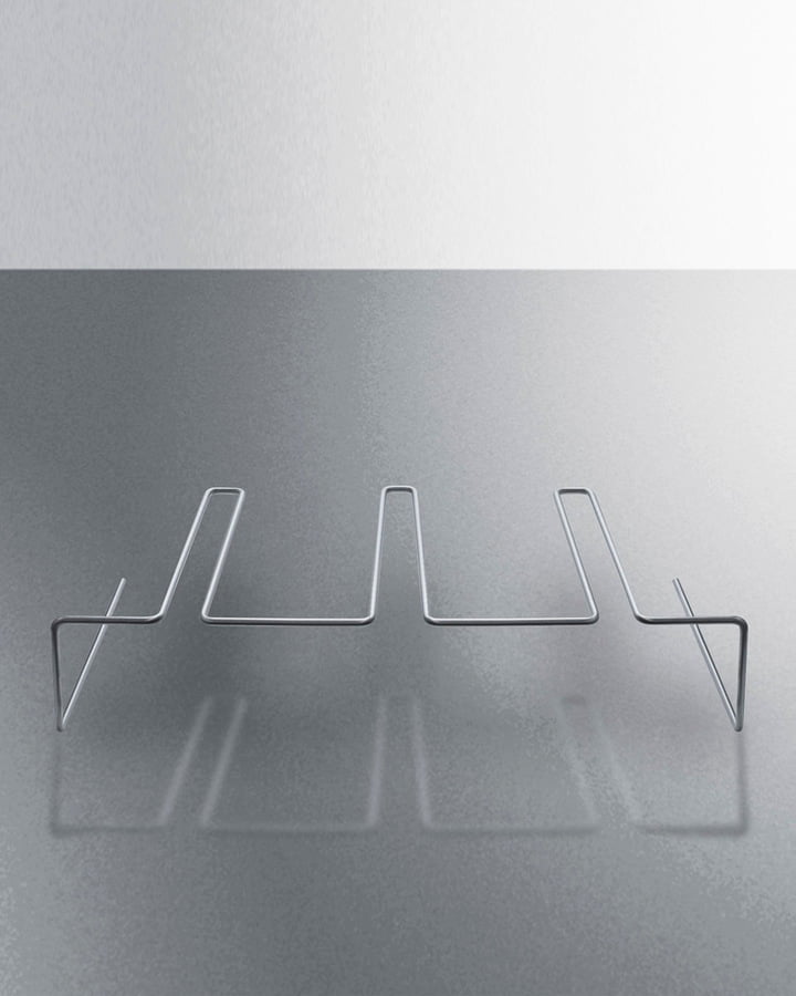 Summit SHELFKITSCR24 Stainless Steel Shelf Lets You Hang Martini Glasses & Other Stemware Inside The Scr2466