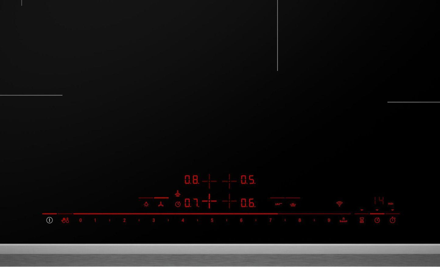 Bosch NIT8060SUC 800 Series Induction Cooktop 30'' Black, Surface Mount With Frame Nit8060Suc