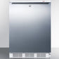Summit VT65ML7SSHH Commercial Freestanding Medical All-Freezer Capable Of -25 C Operation, With Lock, Wrapped Stainless Steel Door And Horizontal Handle