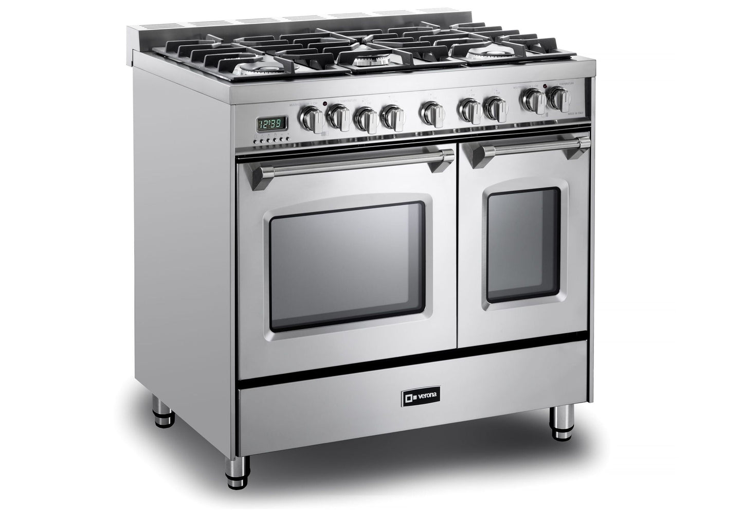 Verona VPFSGE365DSS Stainless Steel 36" Prestige Dual Fuel Double Oven Range