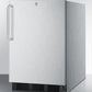 Summit SPR7OSSTADA Ada Compliant Commercial Outdoor Refrigerator In Complete Stainless Steel, Designed For Built-In Or Freestanding Use