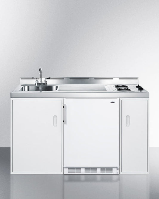 Summit C60EL 60" Wide All-In-One Kitchenette
