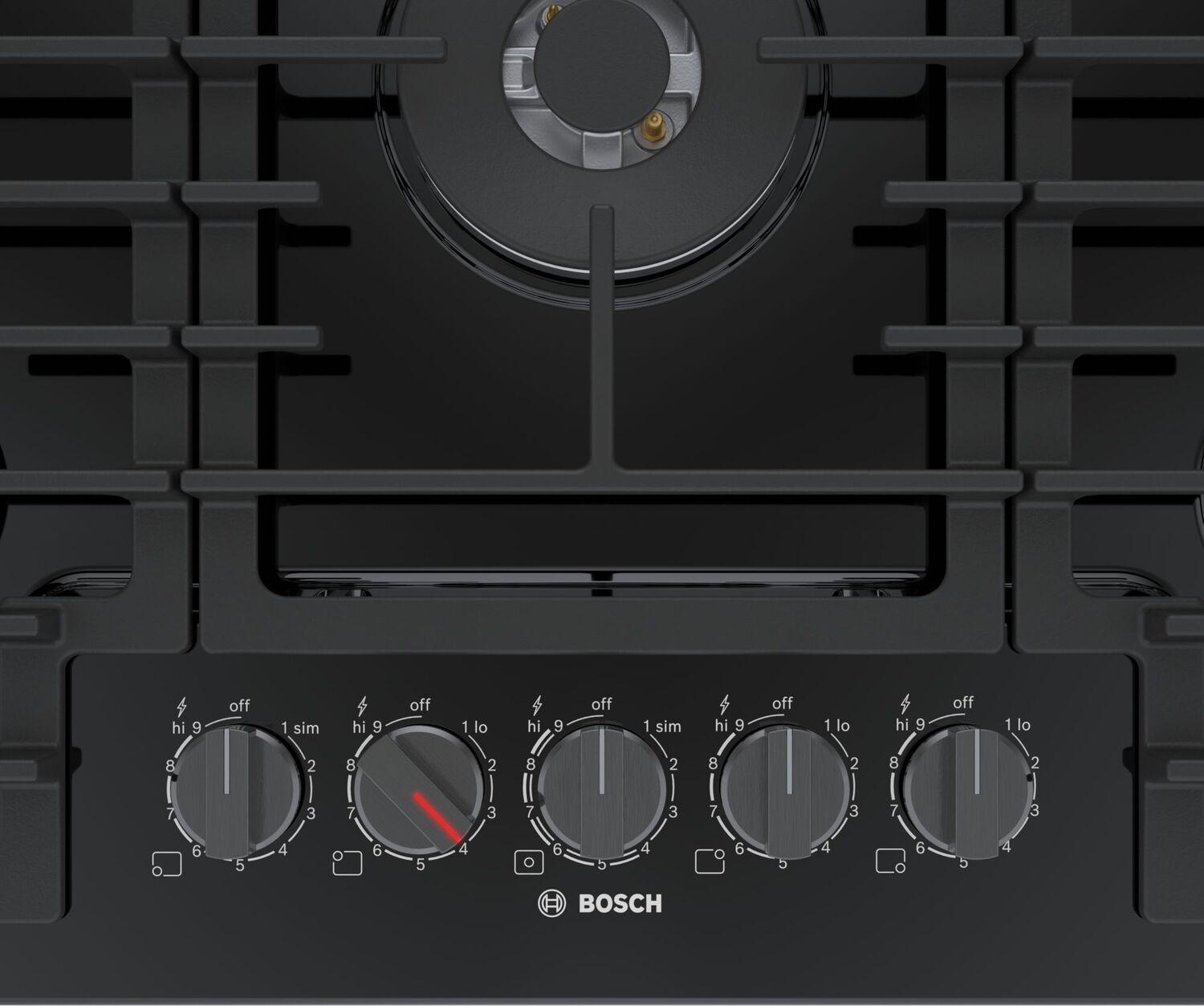 Bosch NGM8048UC 800 Series Gas Cooktop 30'' Black Ngm8048Uc